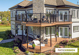 Composite Balconies and Front Doors by Patio Design inc.