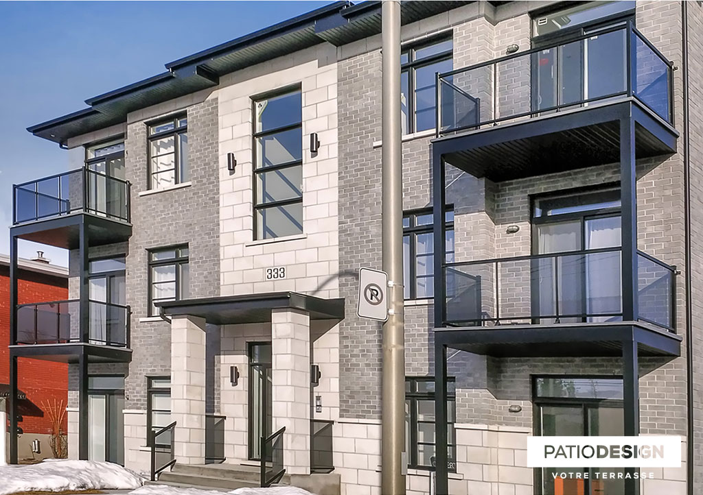 Balcons et devantures par Patio Design inc.
