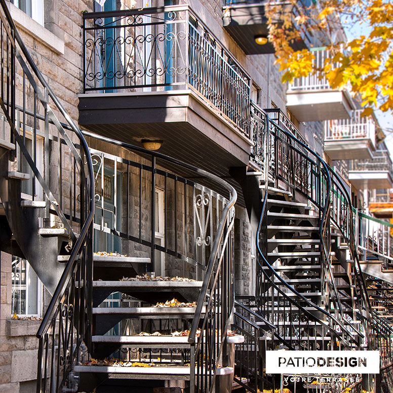 Balcons et devantures par Patio Design inc.