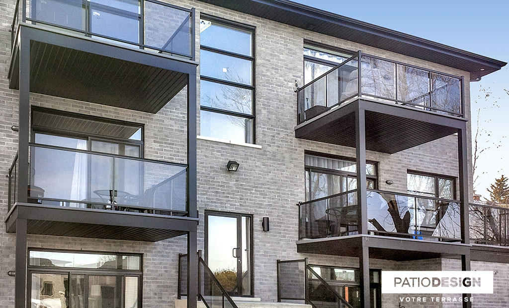 Balcons et devantures par Patio Design inc.