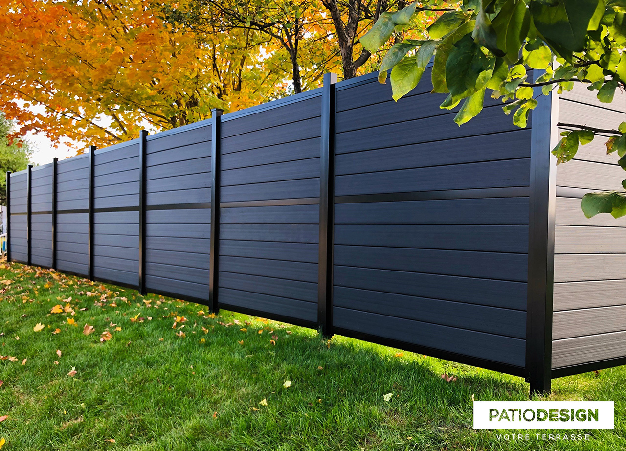 Frontenac Fences Model Karbon by Patio Design inc.