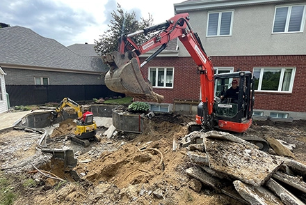 Inground Pool Removal by Patio Design inc.