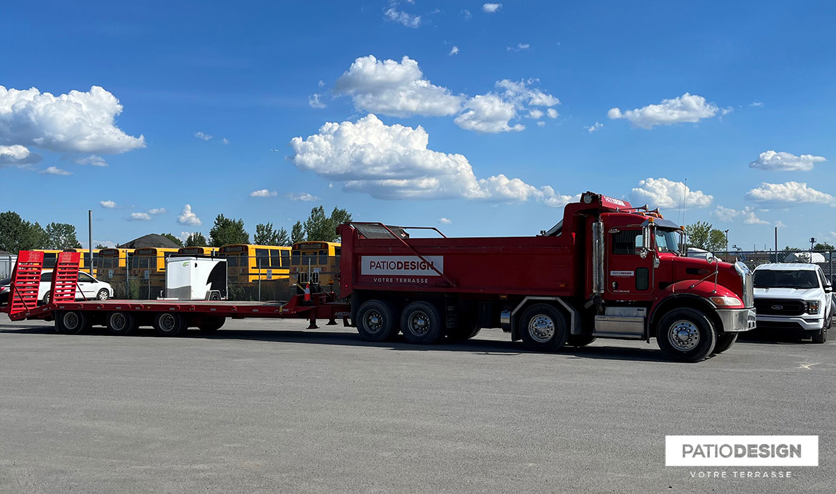 Démolition de piscine creusée par Patio Design inc.
