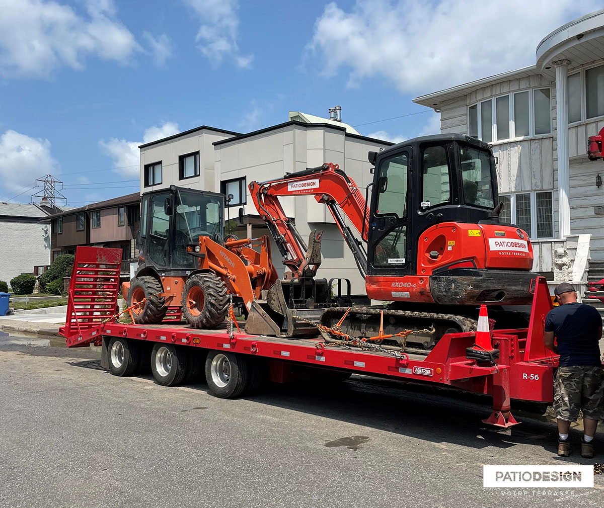 Démolition de piscine creusée par Patio Design inc.