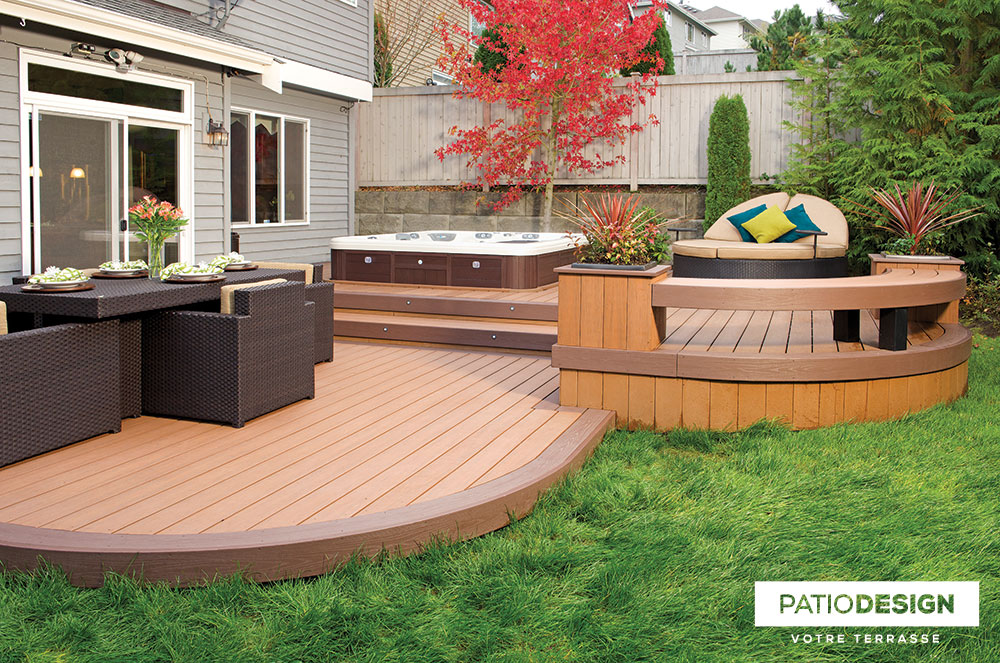 Azek Terrace by Patio Design inc.