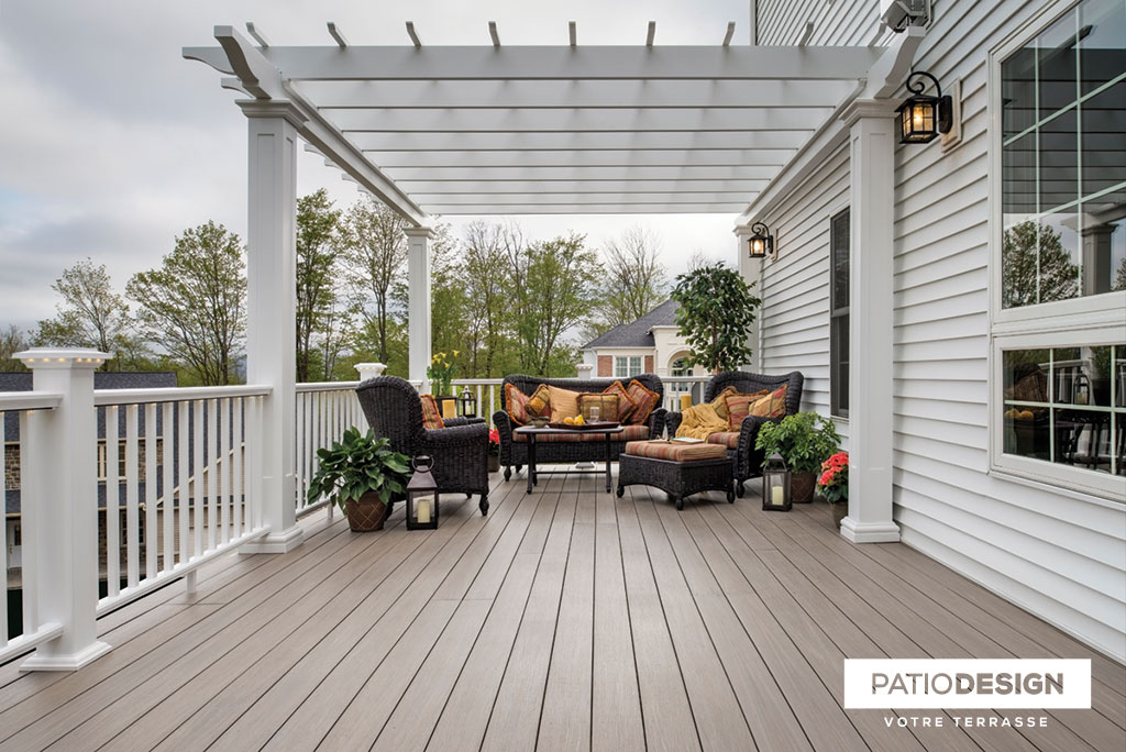 Azek Terrace by Patio Design inc.