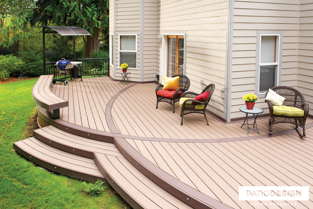 Azek Terrace by Patio Design inc.