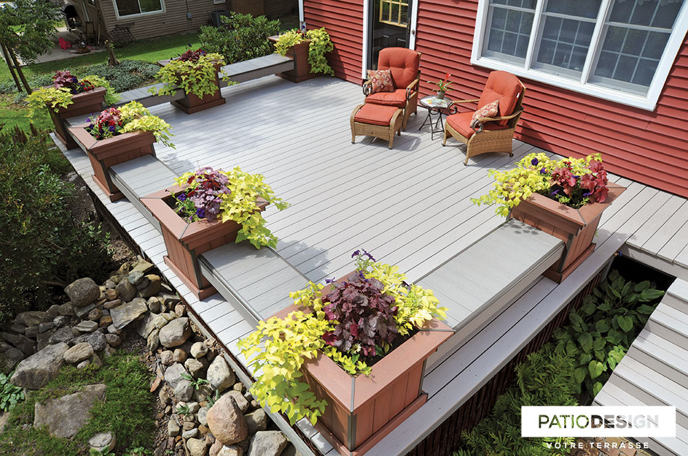 Azek Terrace by Patio Design inc.