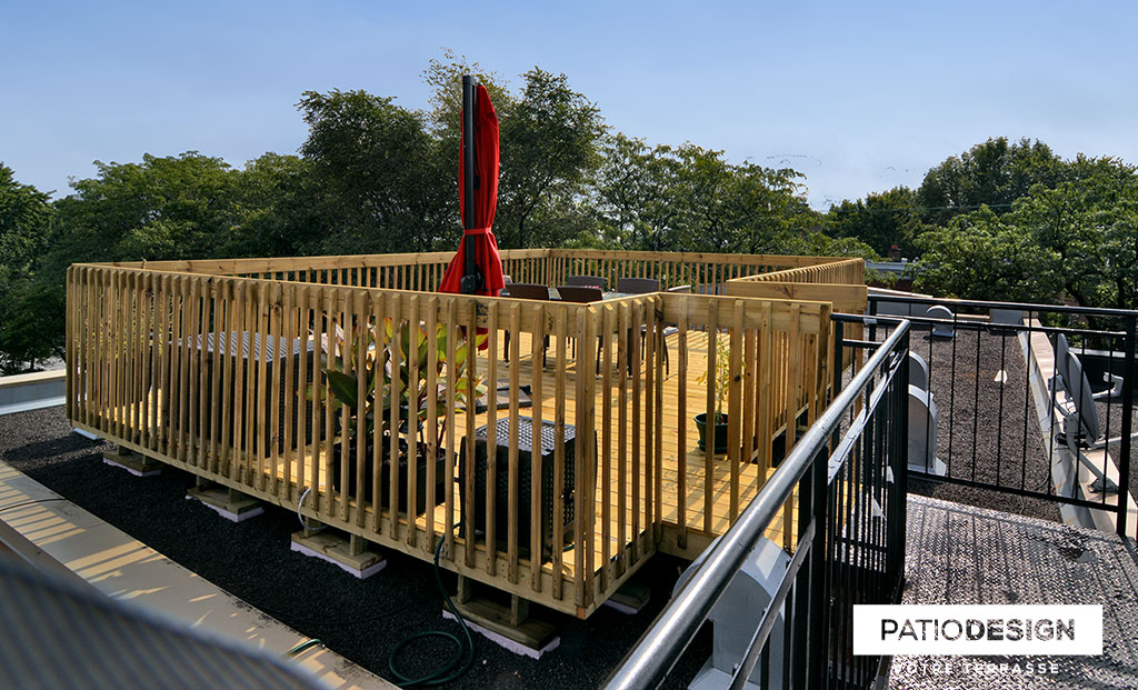 Wood Patio by Patio Design inc.