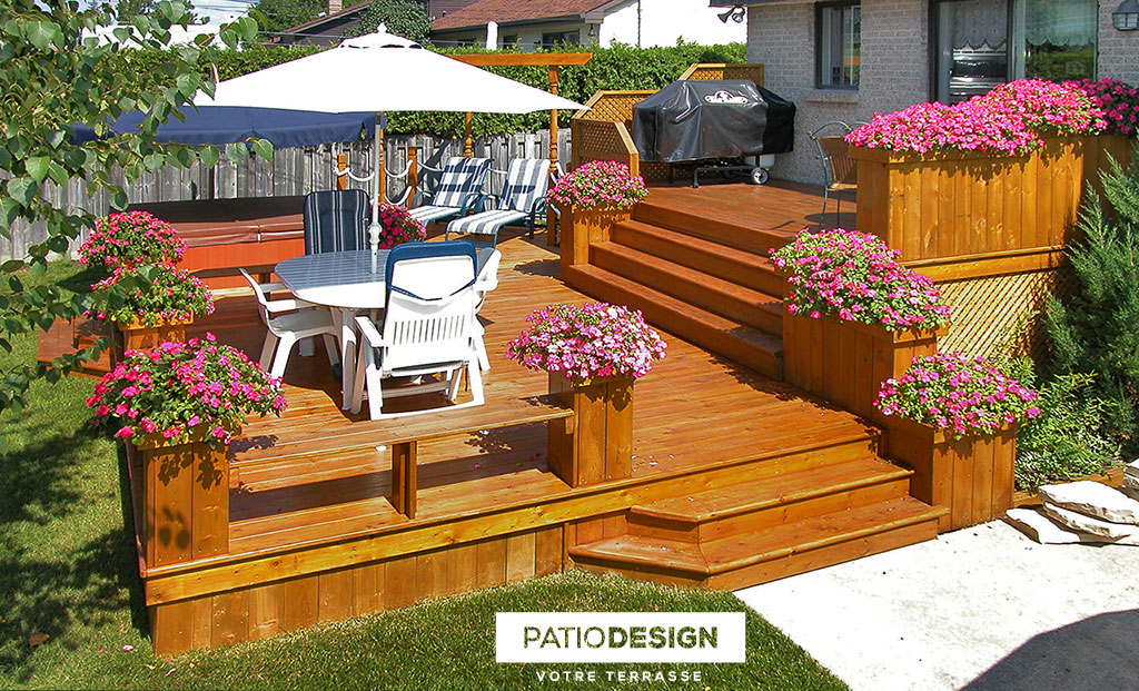 Wood Patio by Patio Design inc.