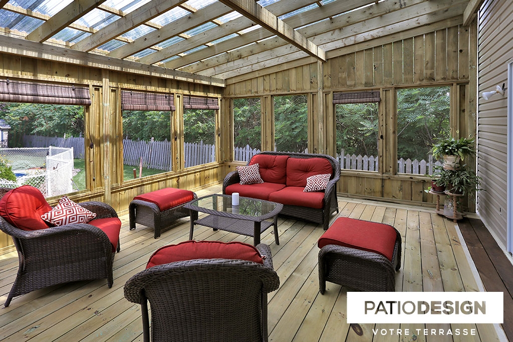 Wood Patio by Patio Design inc.