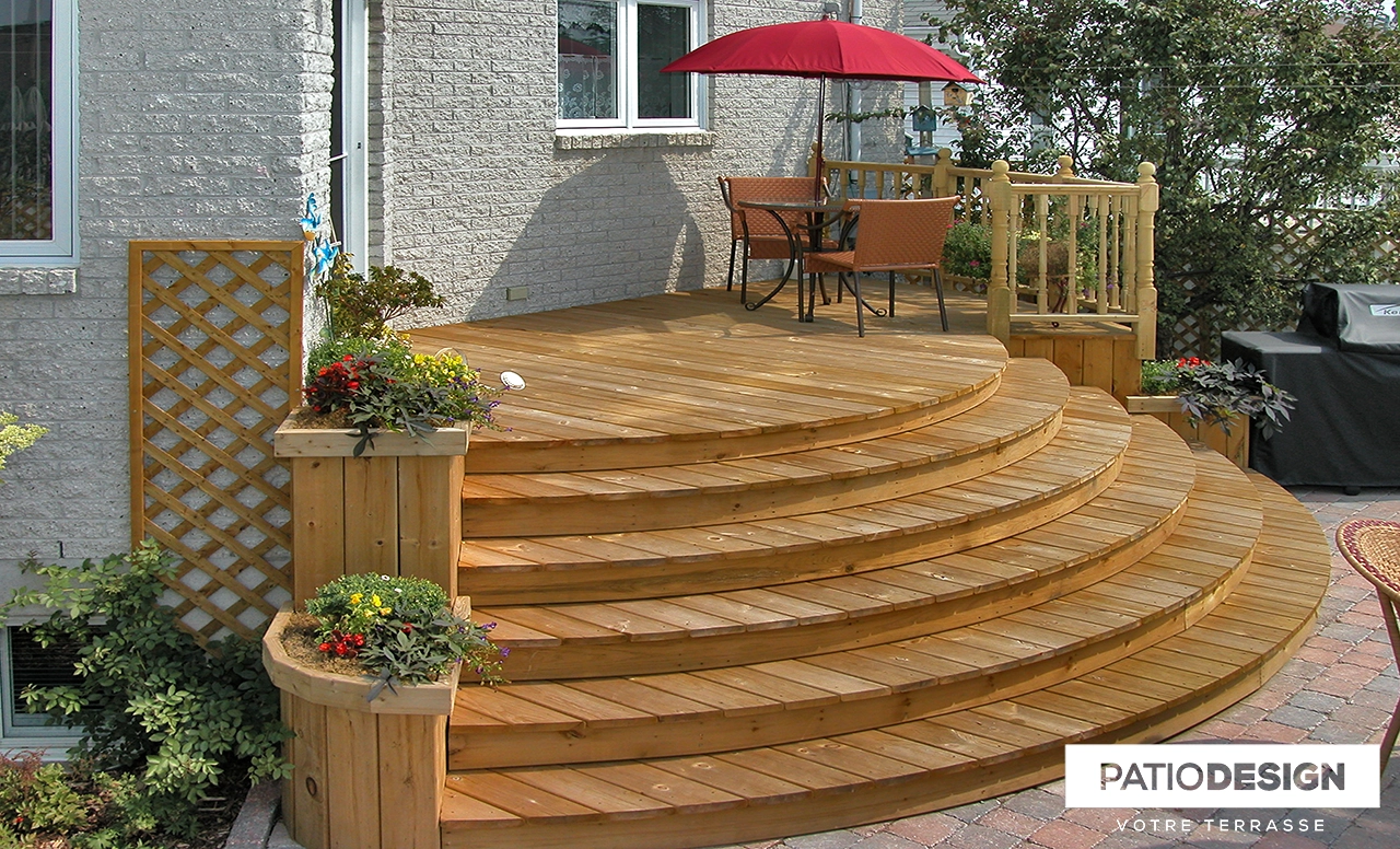 Wood Patio by Patio Design inc.