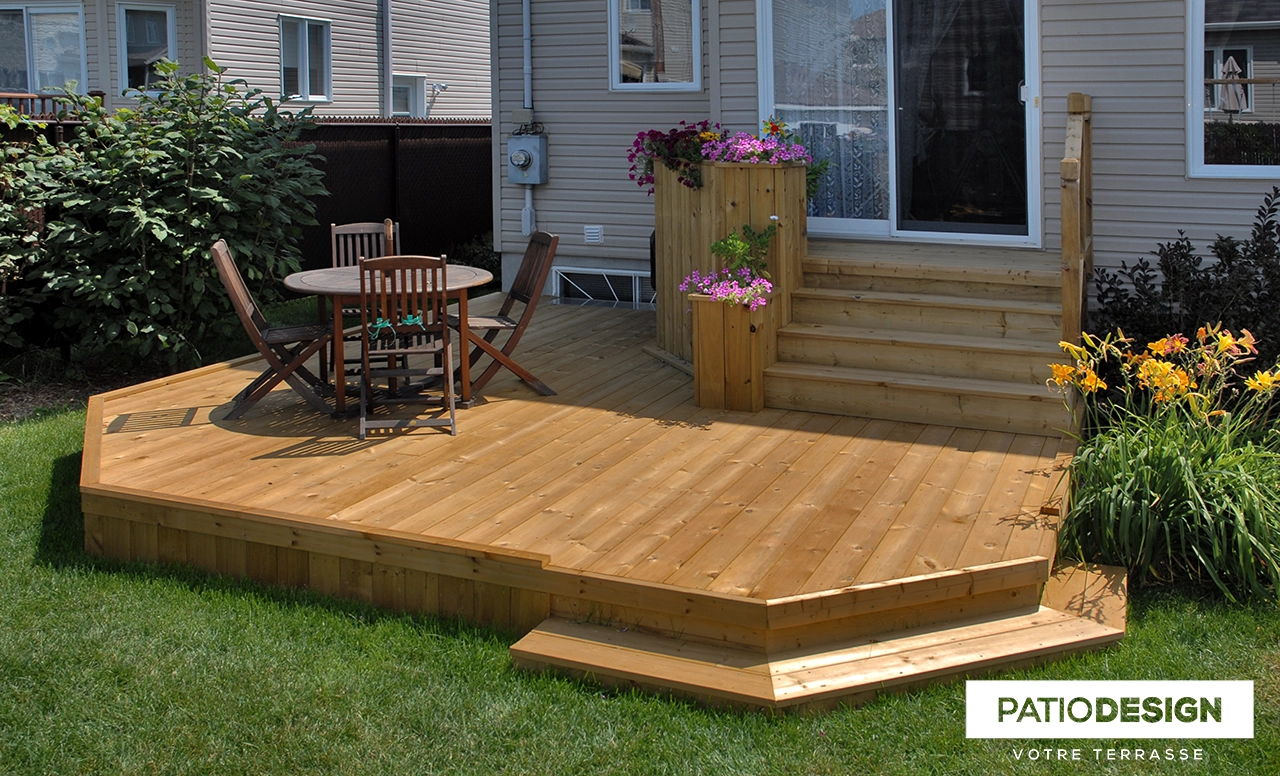 Wood Patio by Patio Design inc.