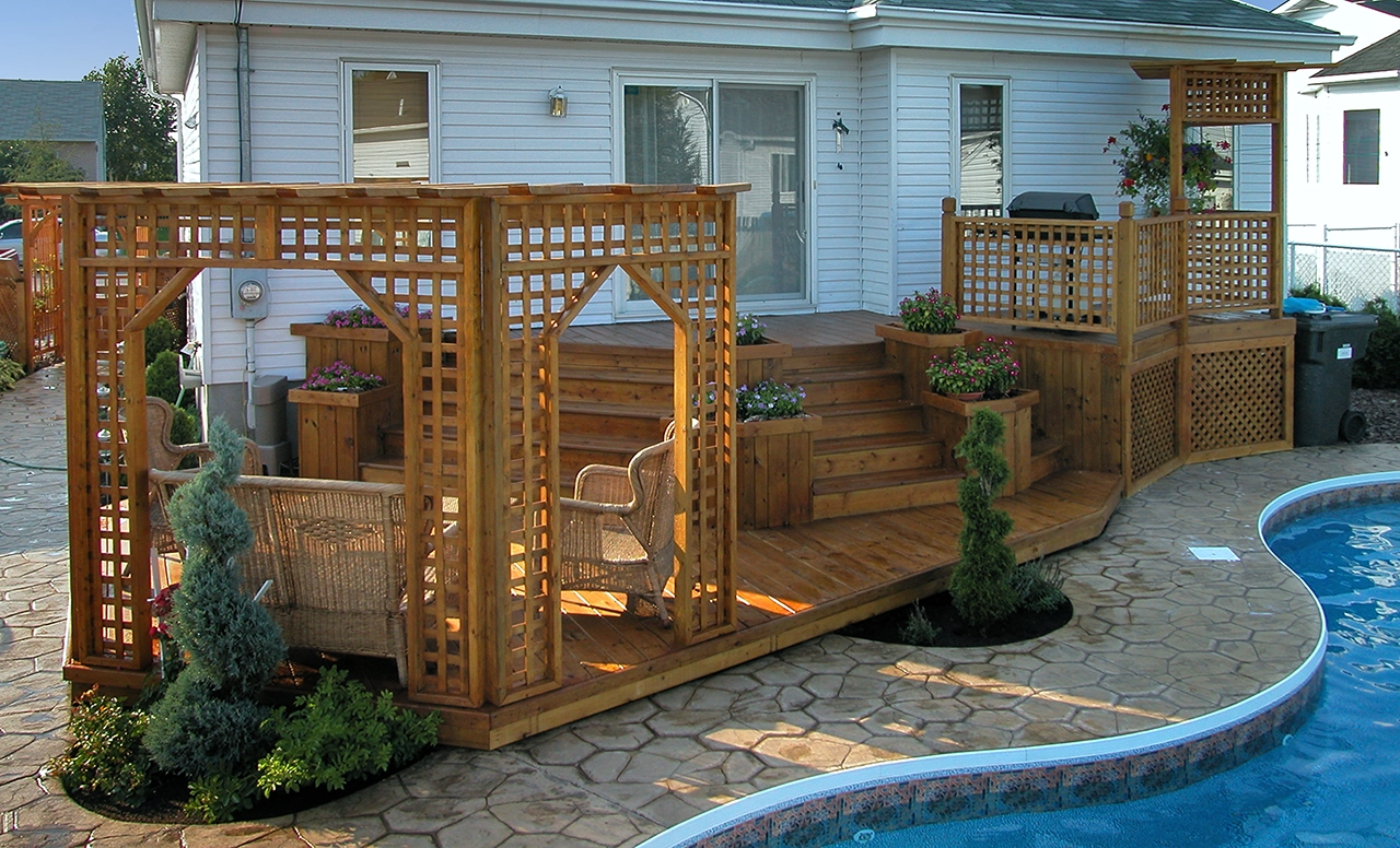 Wood Patio by Patio Design inc.