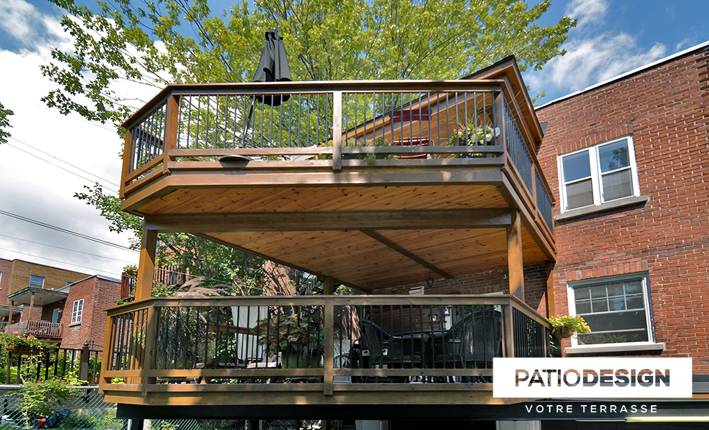 Wood Patio by Patio Design inc.