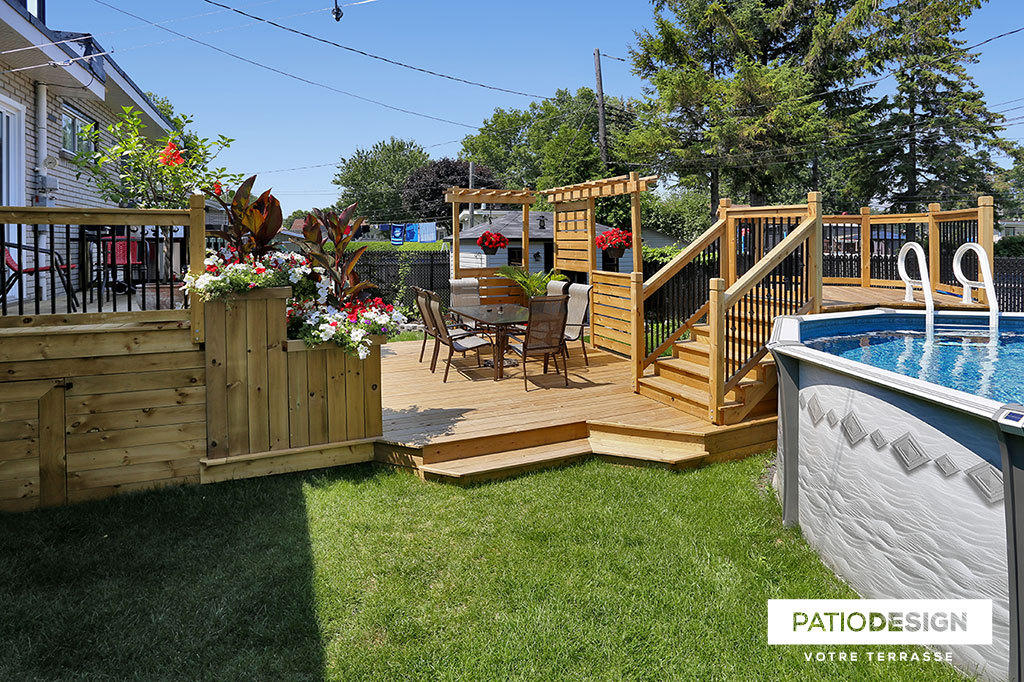 Wood Patio by Patio Design inc.
