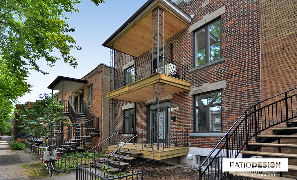 Wood Patio by Patio Design inc.