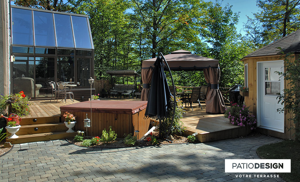 Wood Patio by Patio Design inc.