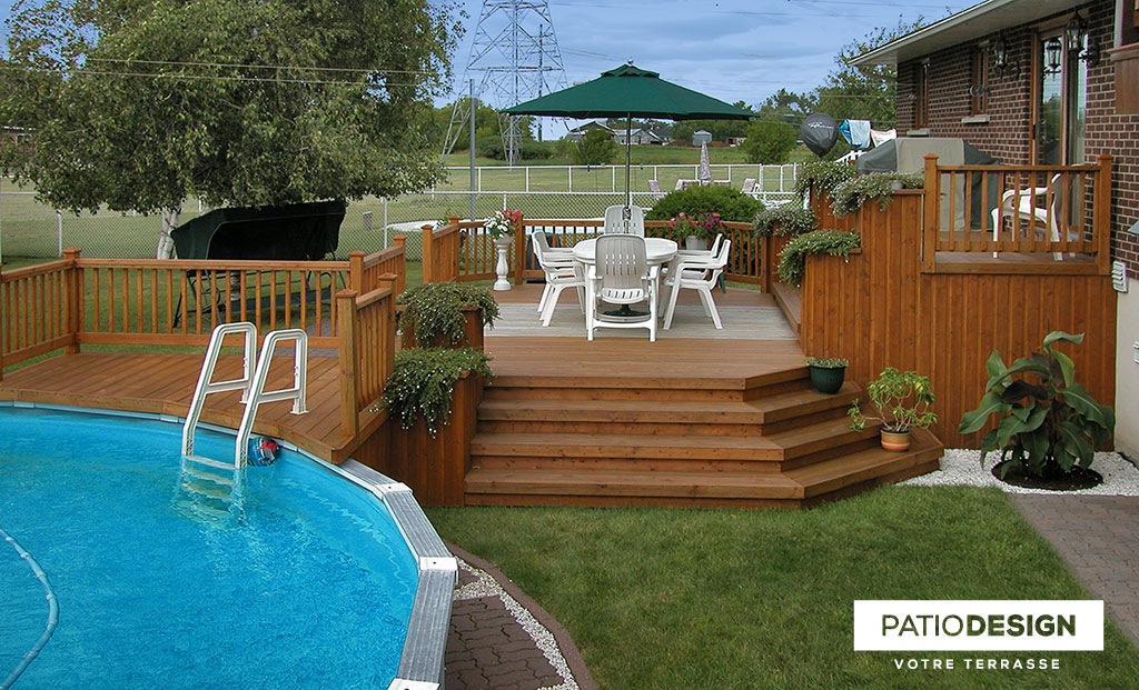 Wood Patio by Patio Design inc.