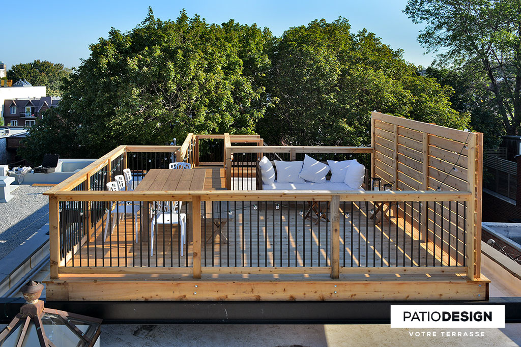 Patio en bois par Patio Design inc.