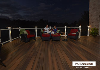 Fiberon Terrace by Patio Design inc.