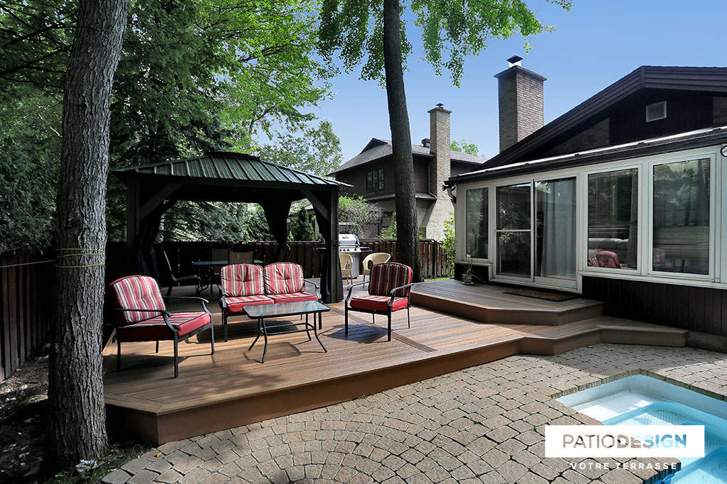 Fiberon Composite Terrace by Patio Design inc.