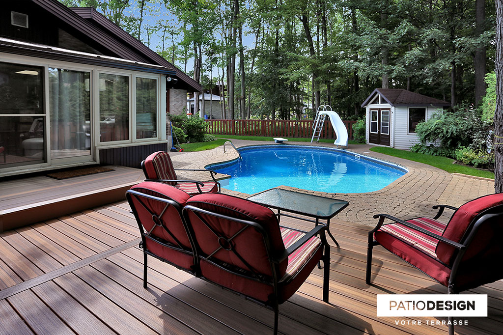 Terrasse Fiberon par Patio Design inc.