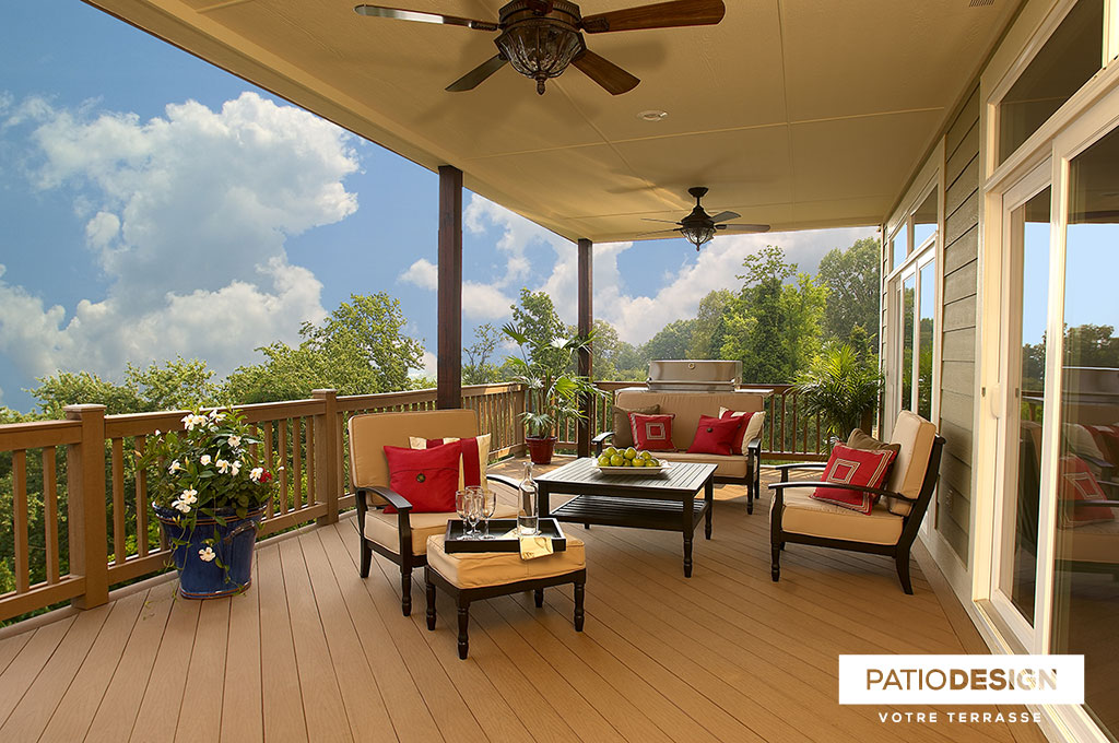 Fiberon Composite Terrace by Patio Design inc.