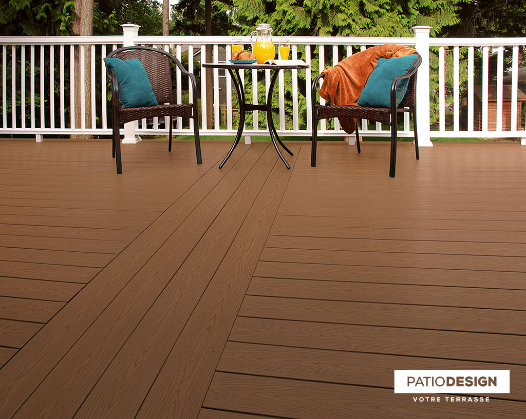 Fiberon Composite Terrace by Patio Design inc.