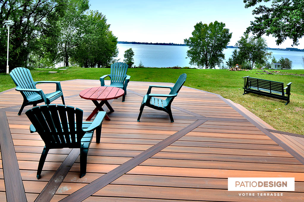 Terrasse Fiberon par Patio Design inc.