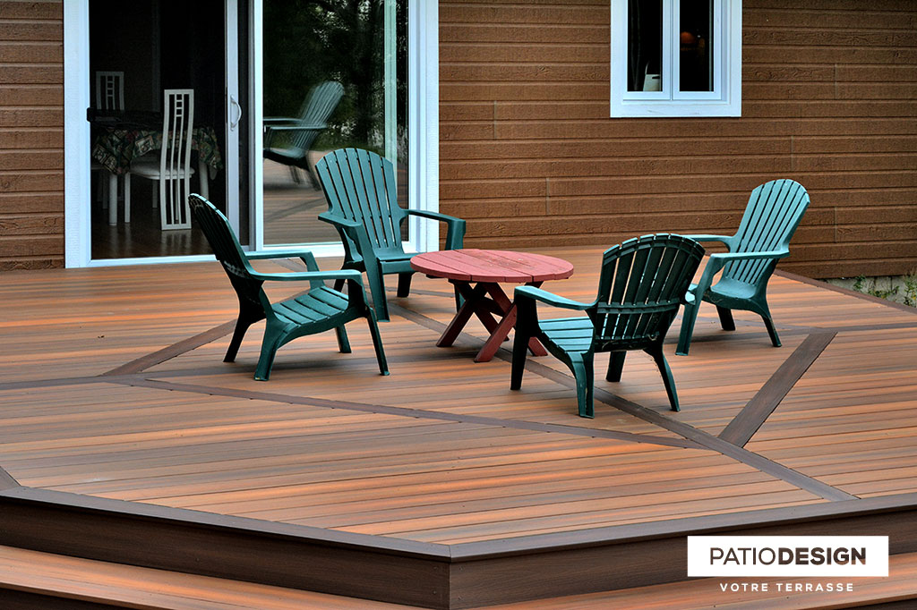 Fiberon Composite Terrace by Patio Design inc.