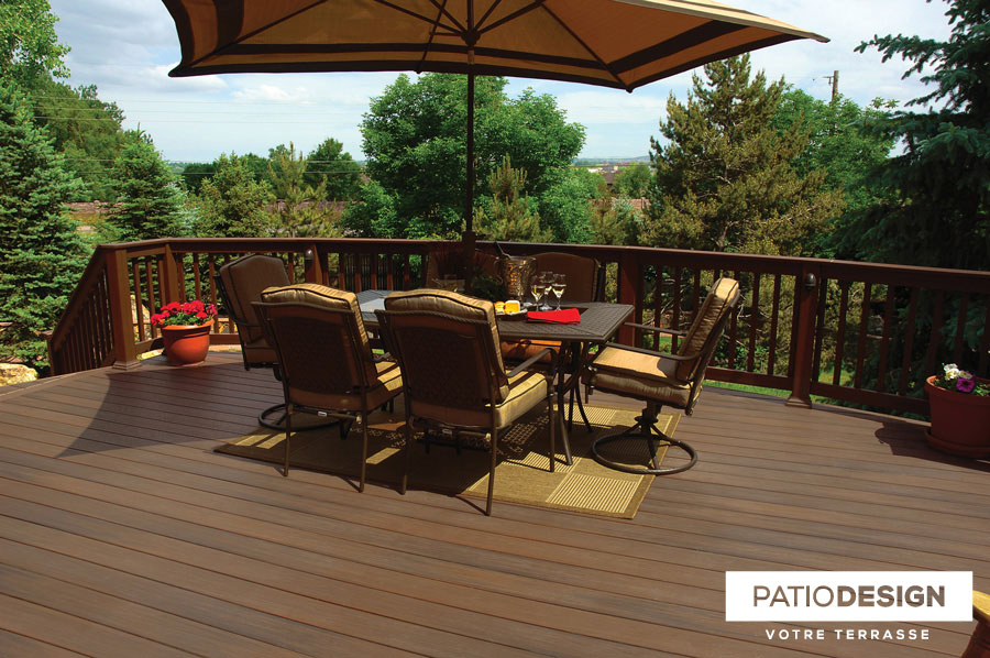 Fiberon Composite Terrace by Patio Design inc.