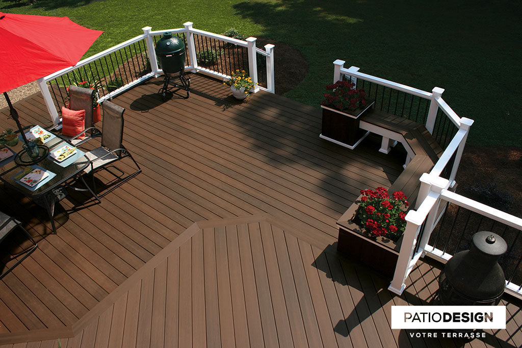 Fiberon Composite Terrace by Patio Design inc.