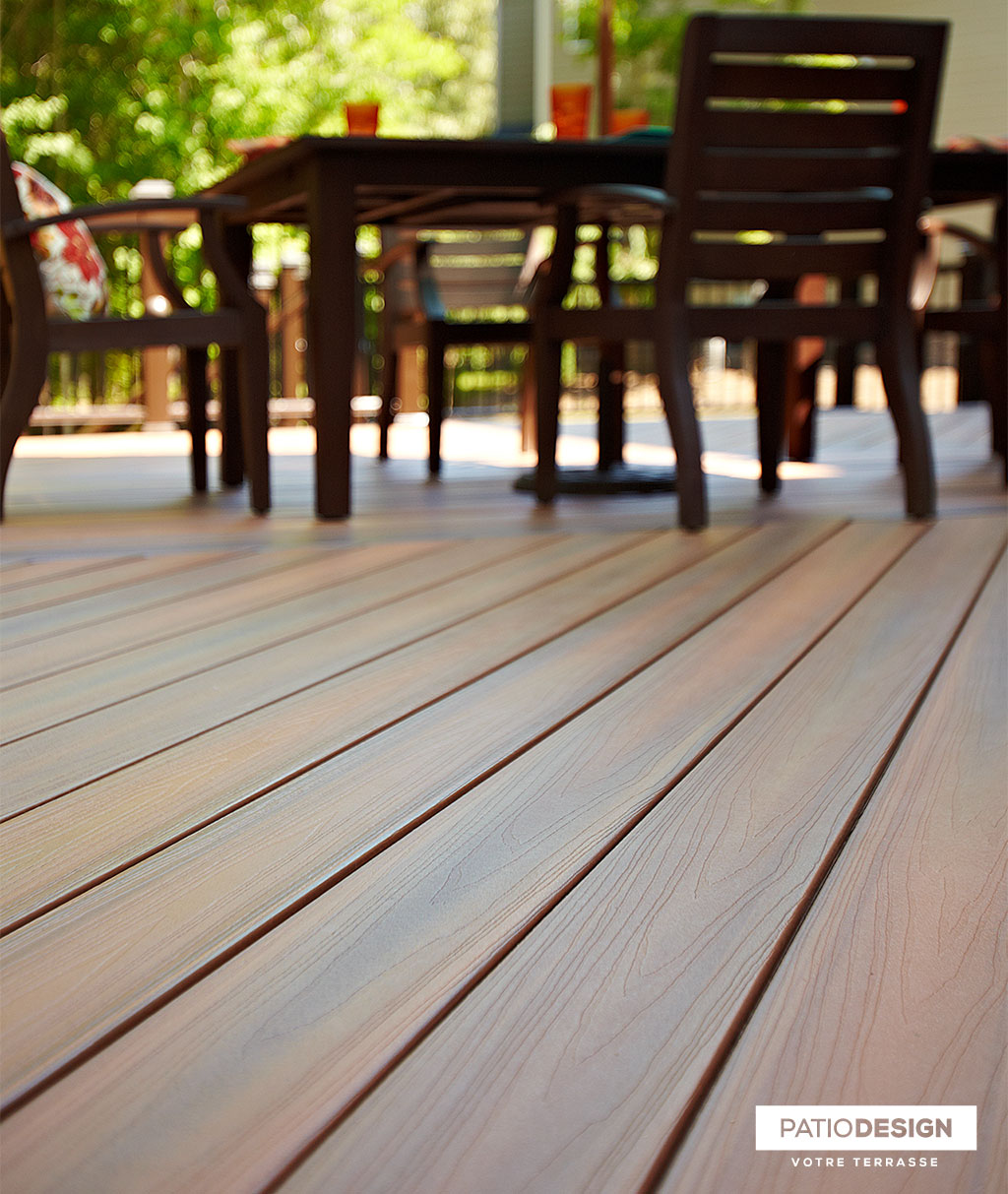 Fiberon Composite Terrace by Patio Design inc.