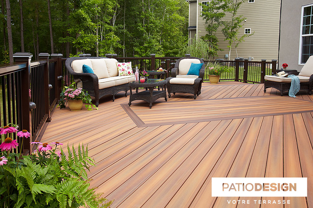 Fiberon Composite Terrace by Patio Design inc.