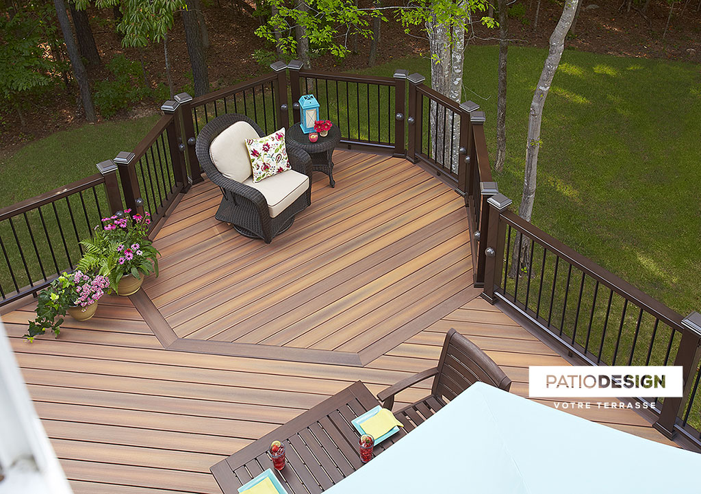 Fiberon Composite Terrace by Patio Design inc.