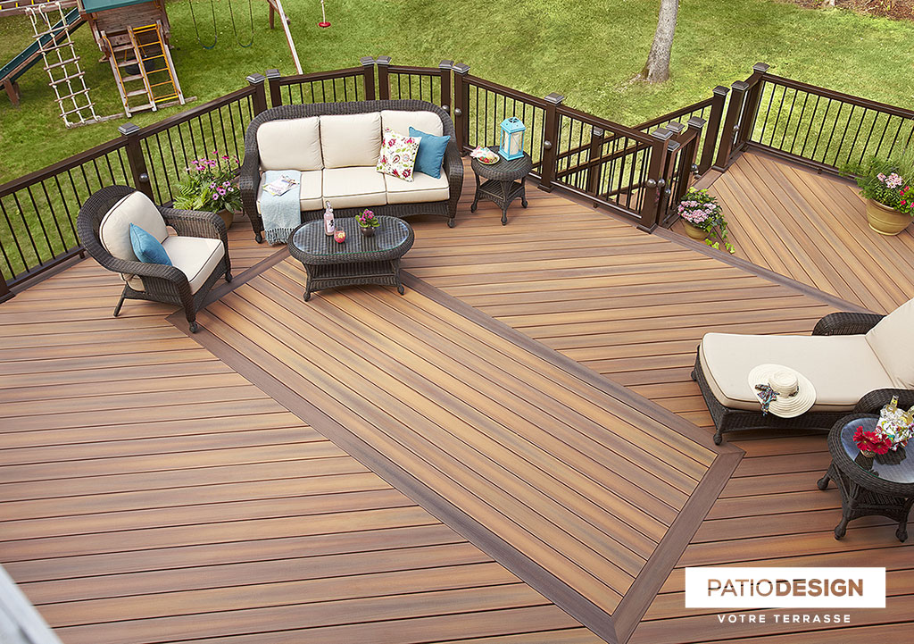 Fiberon Composite Terrace by Patio Design inc.