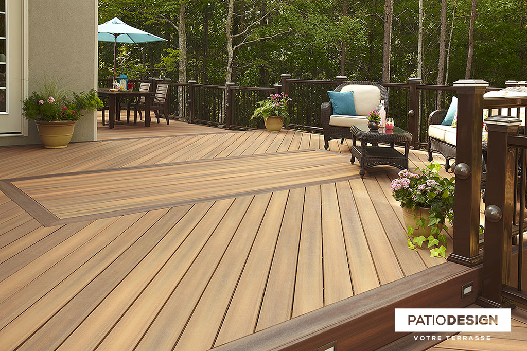 Fiberon Composite Terrace by Patio Design inc.