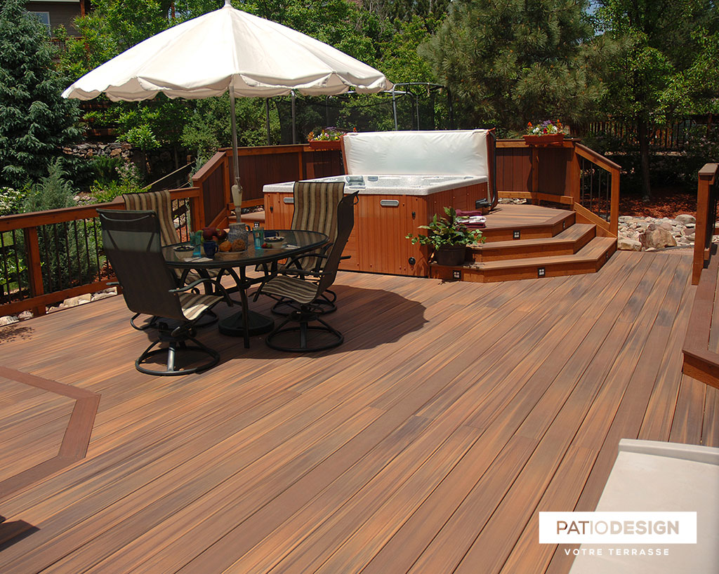 Fiberon Composite Terrace by Patio Design inc.