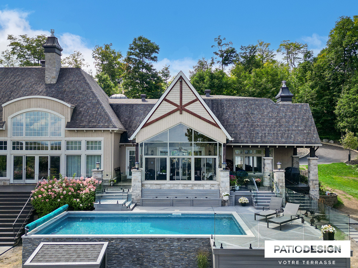 Fiberon Composite Terrace by Patio Design inc.