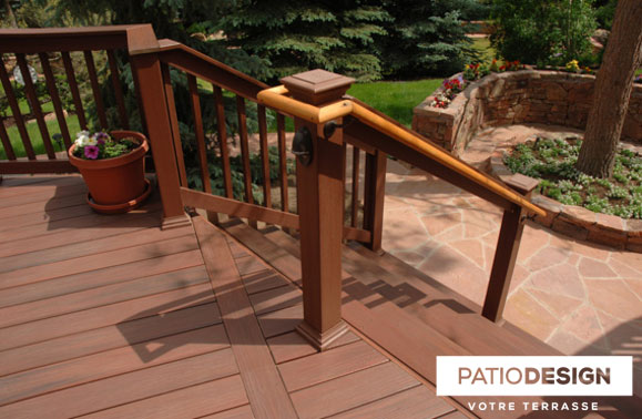 Fiberon Composite Terrace by Patio Design inc.