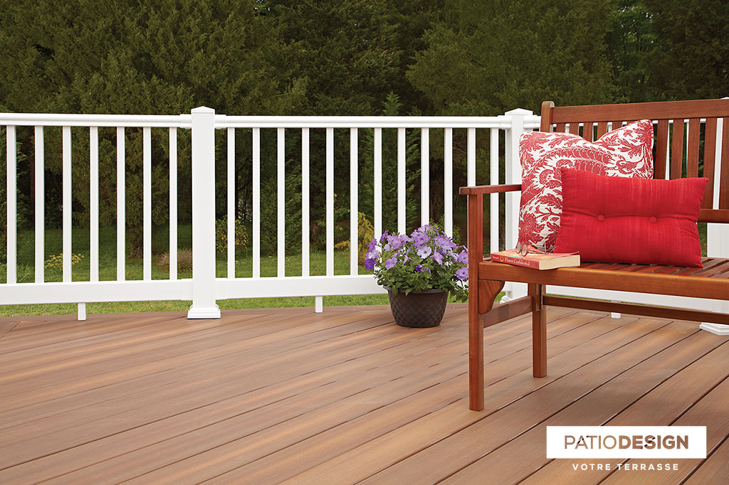 Fiberon Composite Terrace by Patio Design inc.