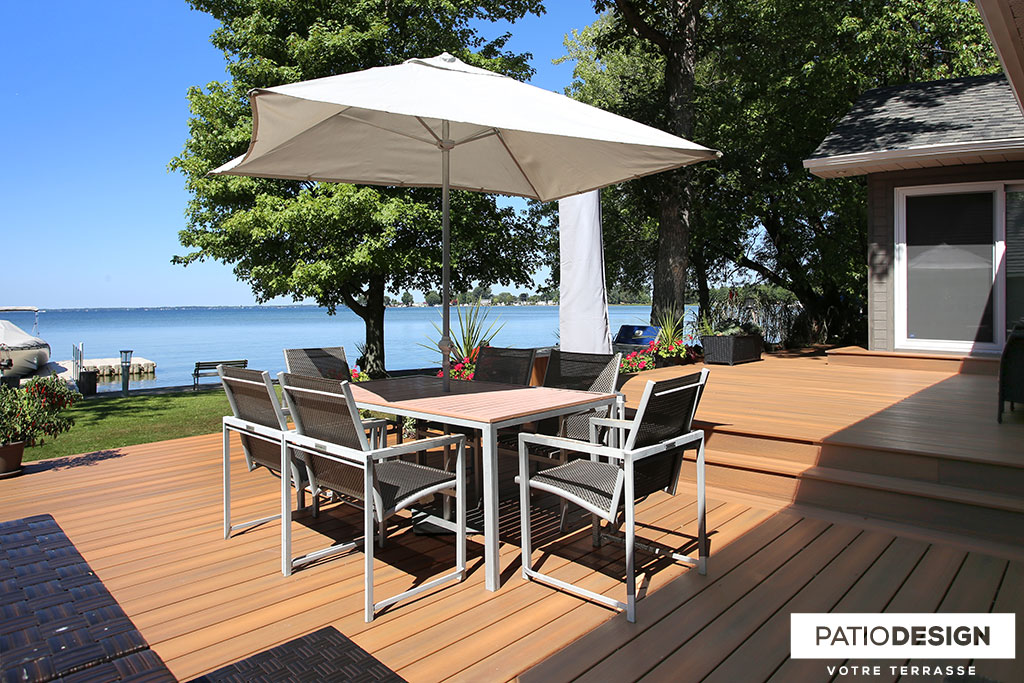 Fiberon Composite Terrace by Patio Design inc.