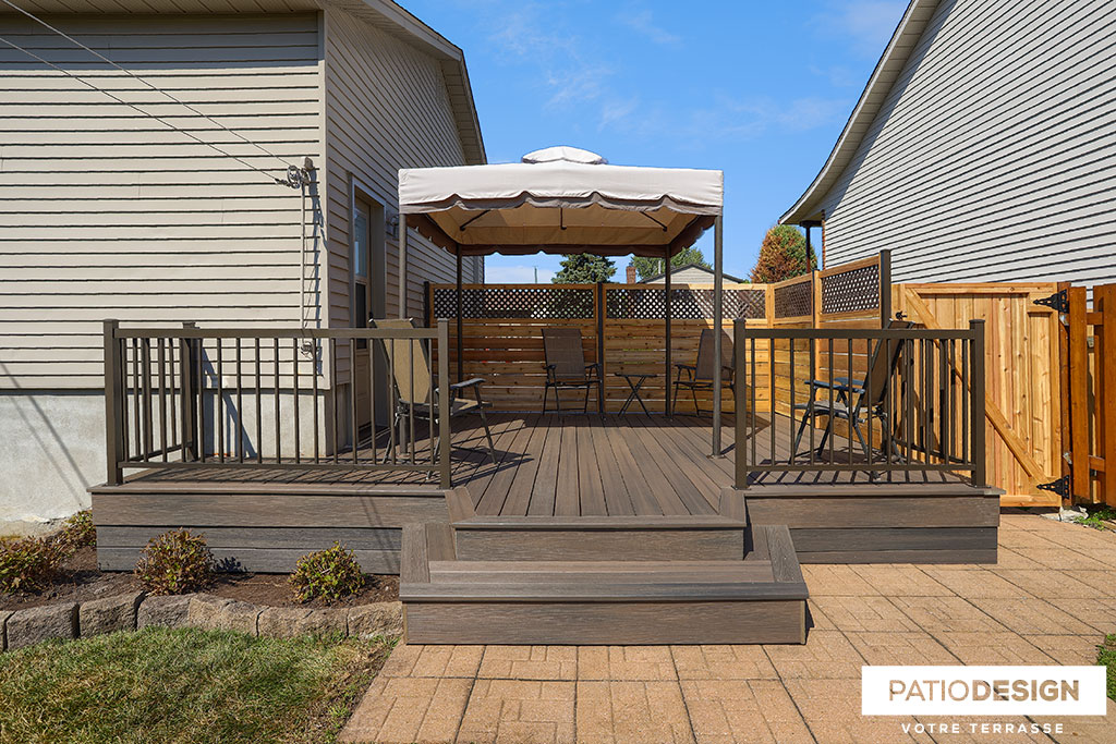 Fiberon Composite Terrace by Patio Design inc.