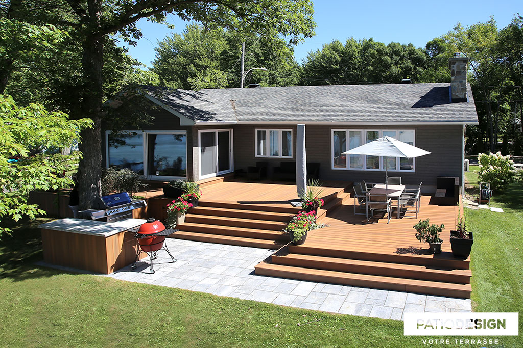 Fiberon Composite Terrace by Patio Design inc.