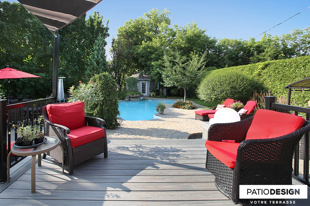Fiberon Composite Terrace by Patio Design inc.
