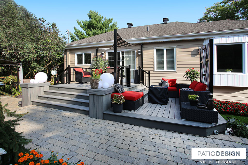 Fiberon Composite Terrace by Patio Design inc.