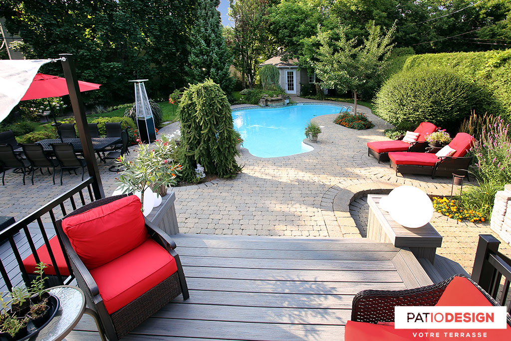 Fiberon Composite Terrace by Patio Design inc.