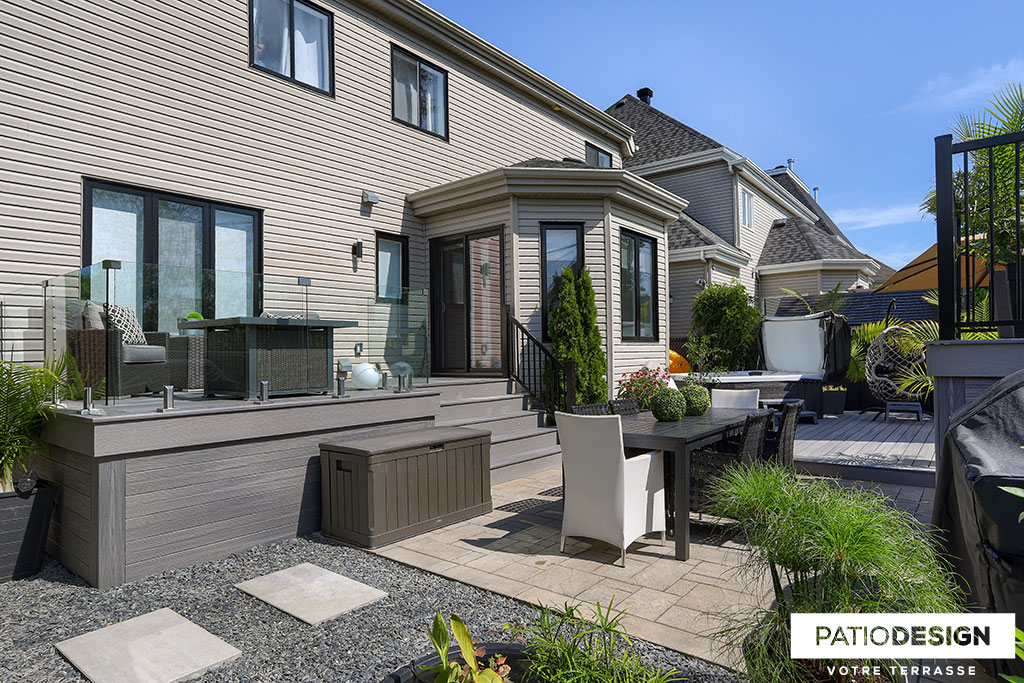 Fiberon Composite Terrace by Patio Design inc.