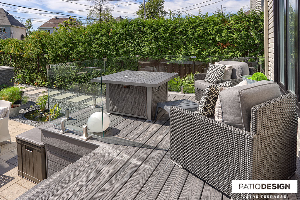 Fiberon Composite Terrace by Patio Design inc.